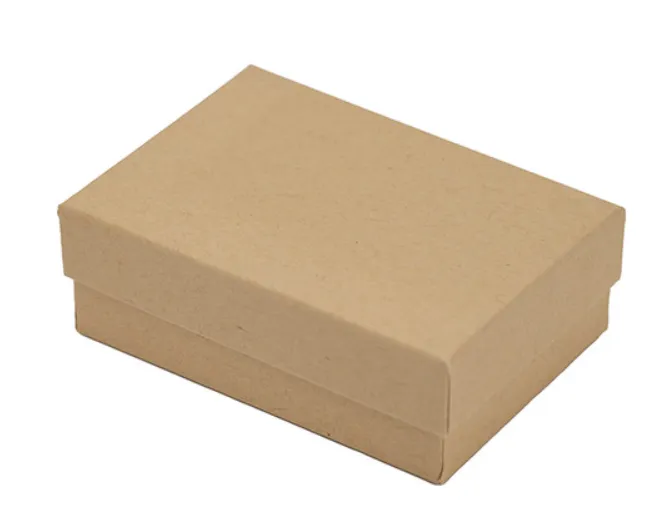 Kraft Cotton Filled Jewelry Boxes