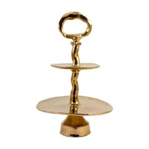 Kuhn Keramik Gold Etagere Plate