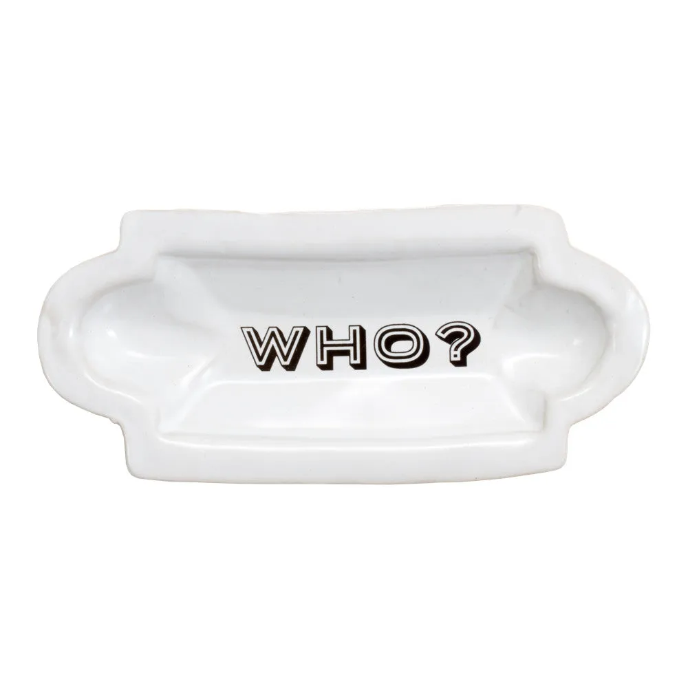 Kuhn Keramik "Who?" Tray