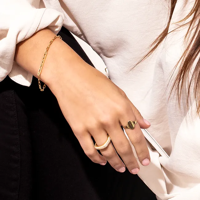 LA Mini Signet Ring