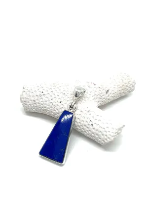 Lapis Lazuli Small Modern Pendant