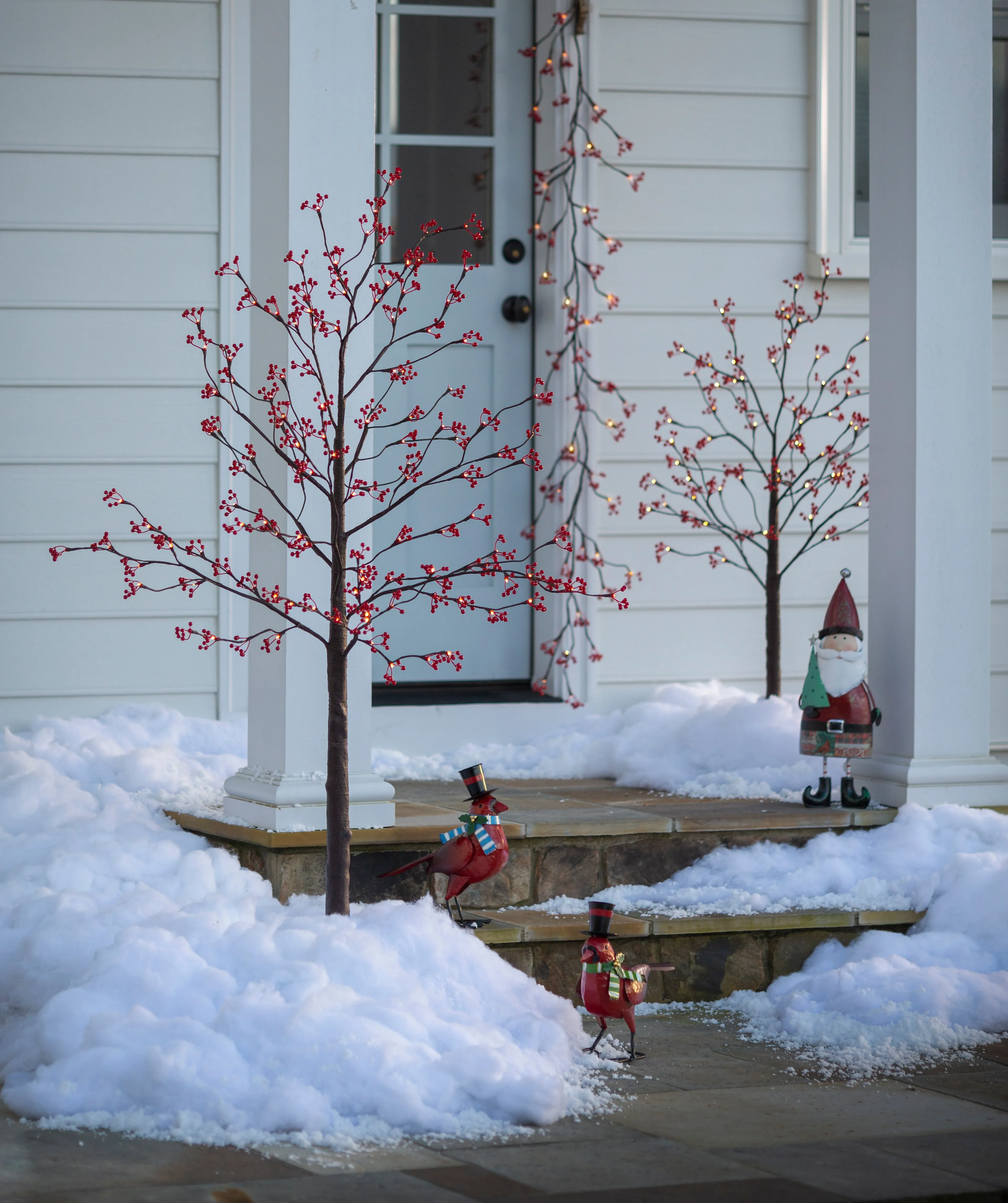LED Red Berry Tree 4', 72 lights,2phl121