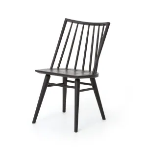 Lewis Windsor Chair, Black Oak