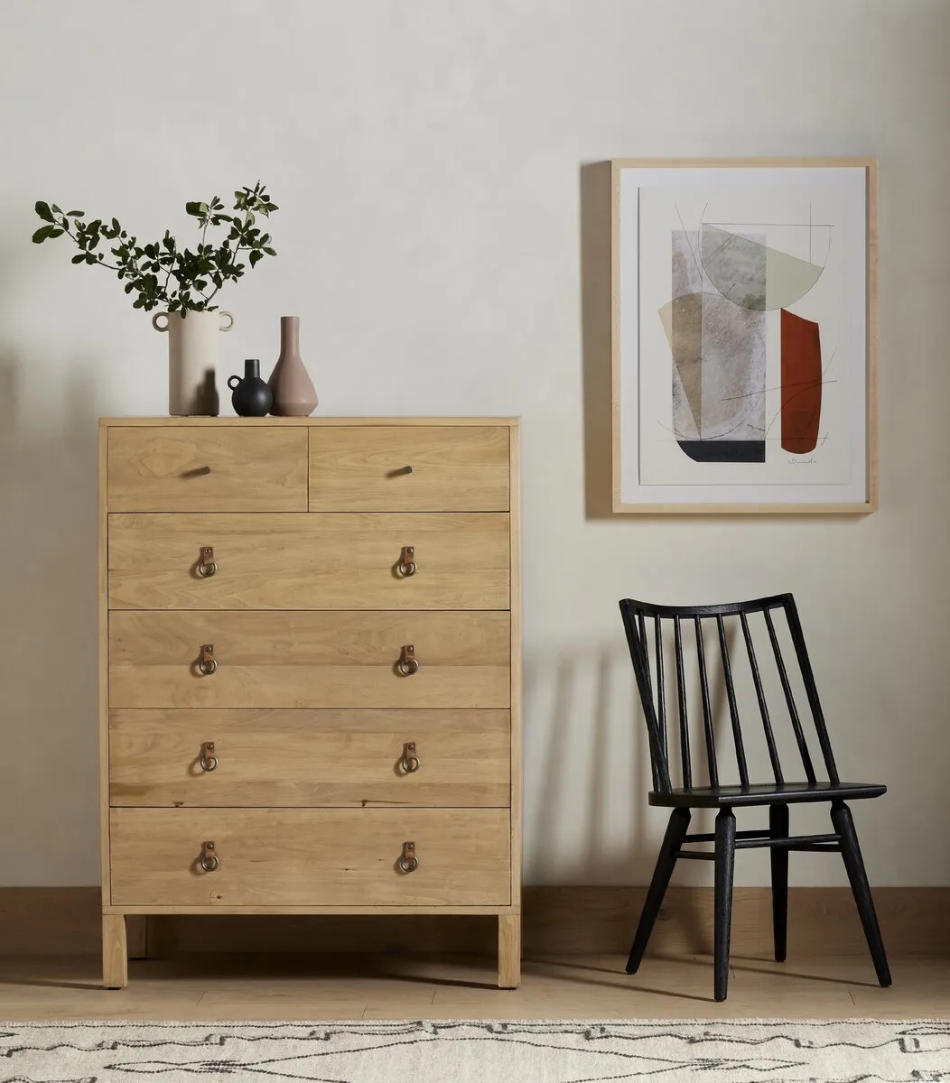 Lewis Windsor Chair, Black Oak