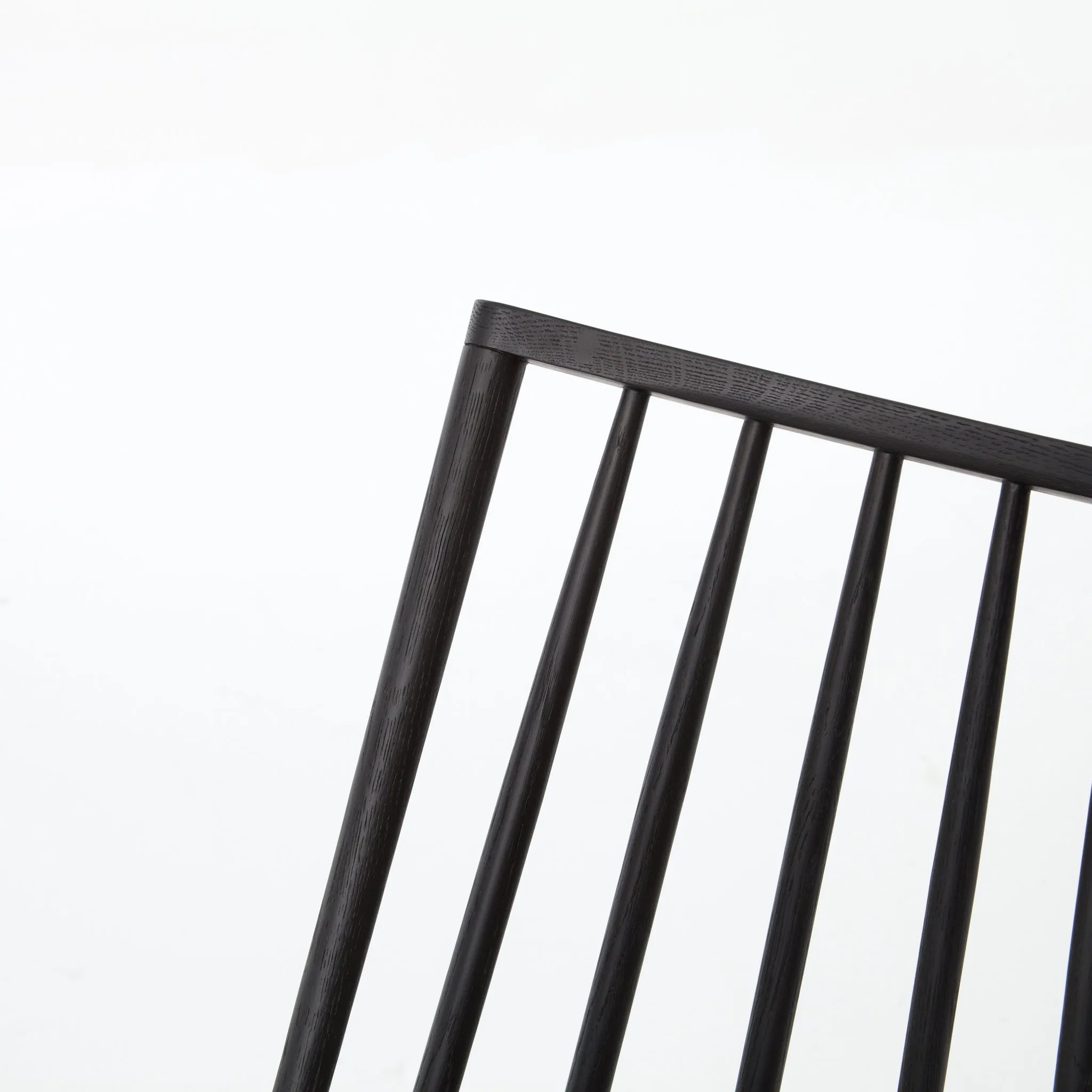 Lewis Windsor Chair, Black Oak