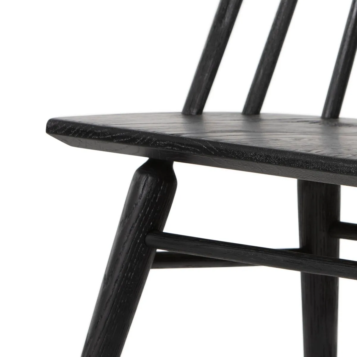 Lewis Windsor Chair, Black Oak