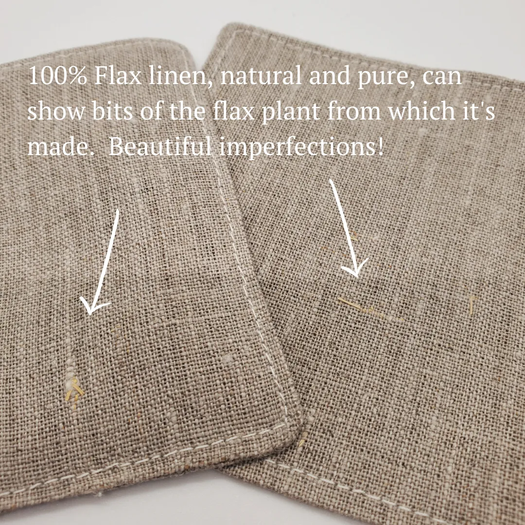 Lithuanian Linen Coasters in Natural