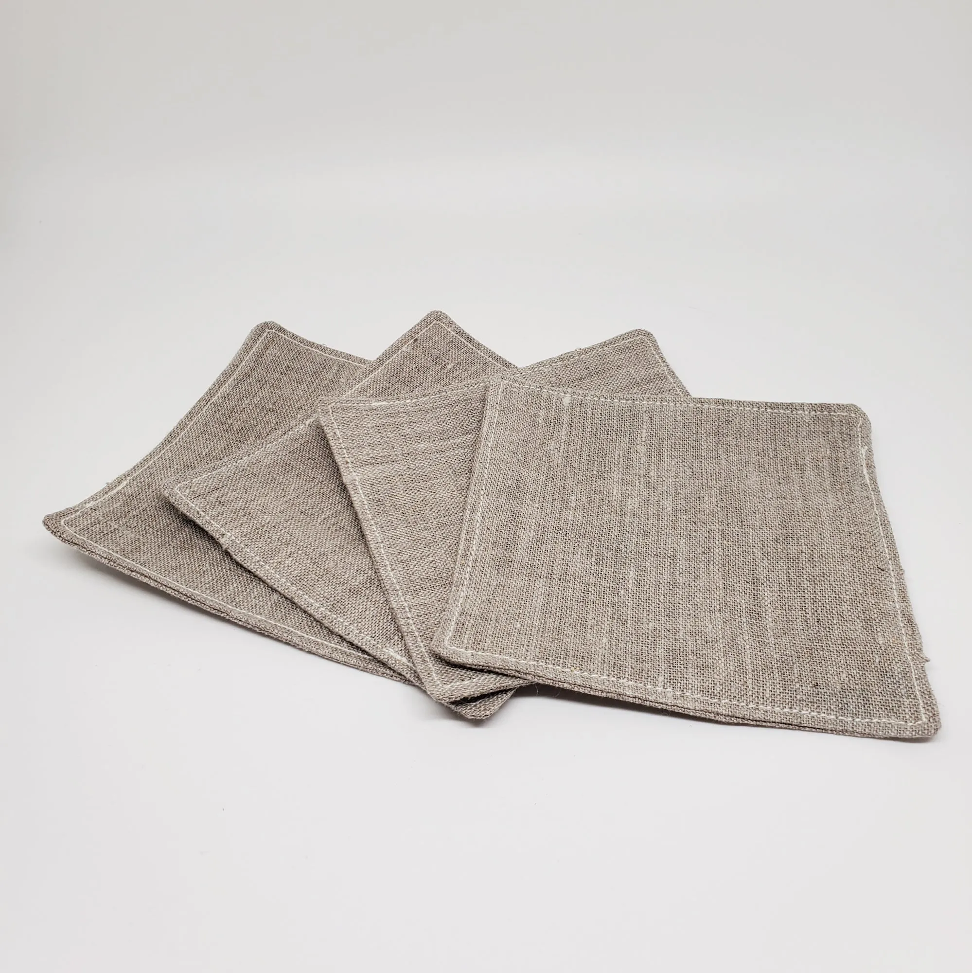 Lithuanian Linen Coasters in Natural