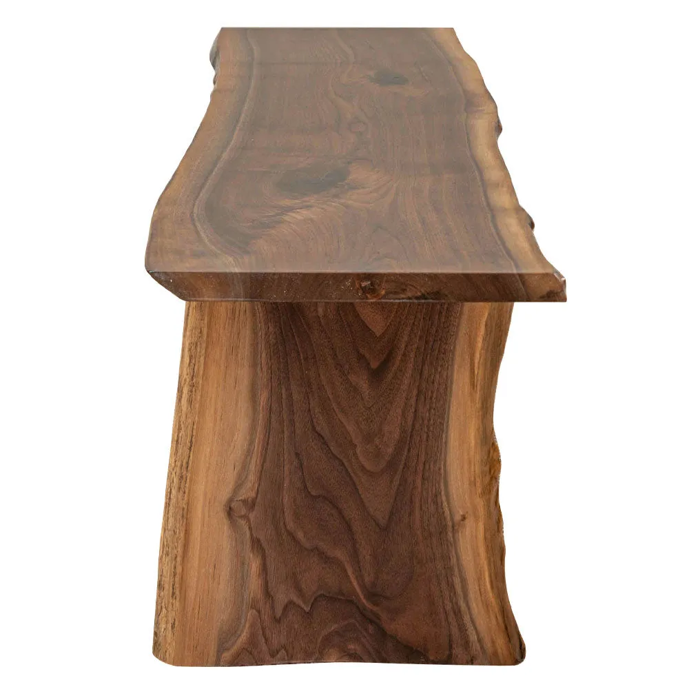 Live Edge Walnut Bench