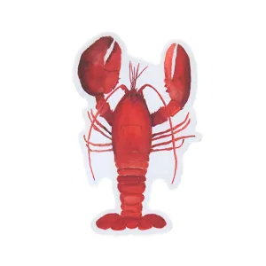 Lobster Watercolor Vinyl Sticker