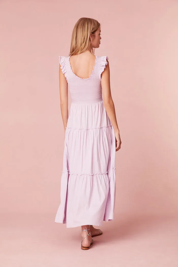 Love Shack Fancy - Chessie Dress - Lilac Bloom