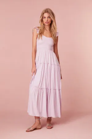 Love Shack Fancy - Chessie Dress - Lilac Bloom