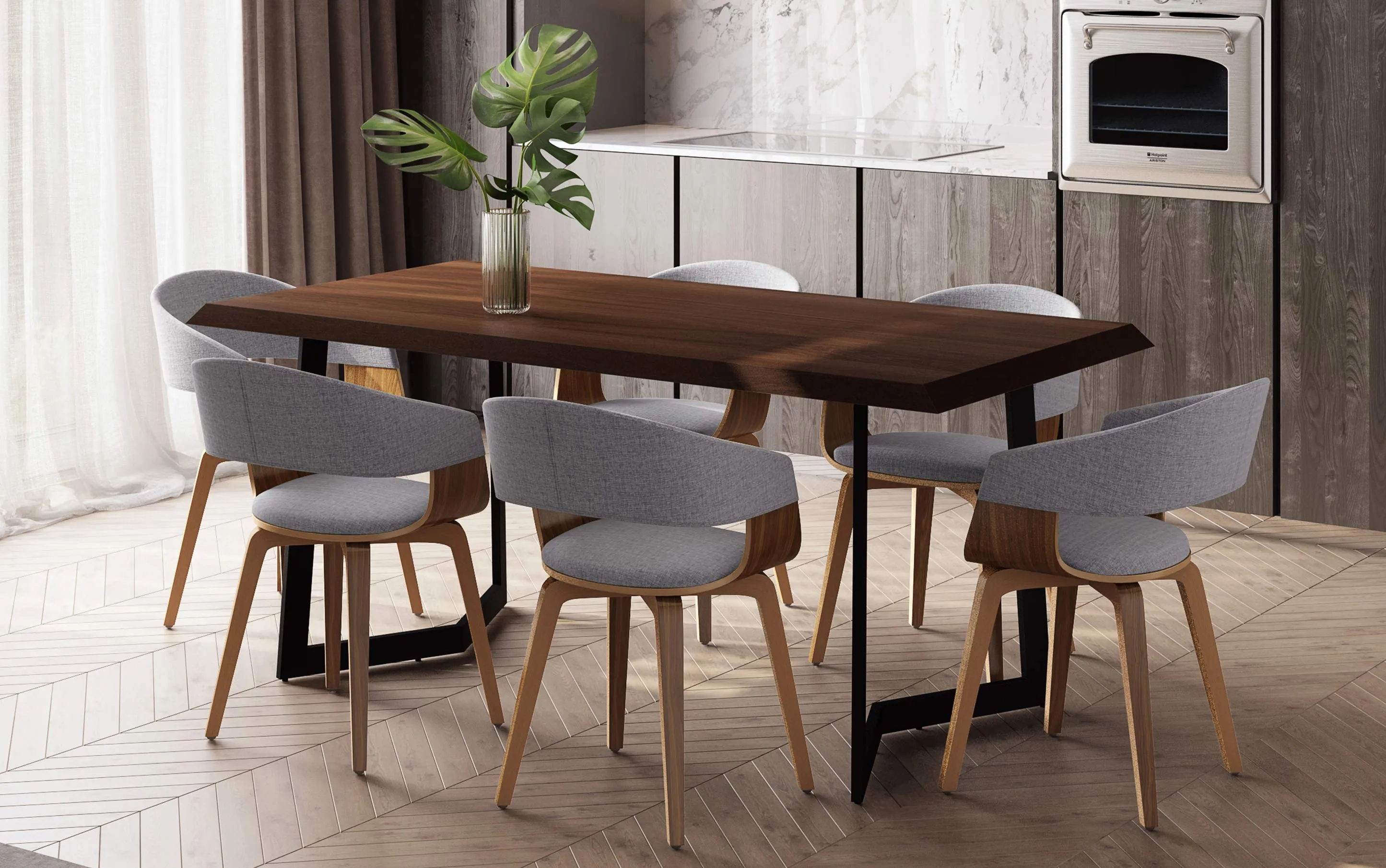 Lowell / Watkins 7 Pc Dining Set