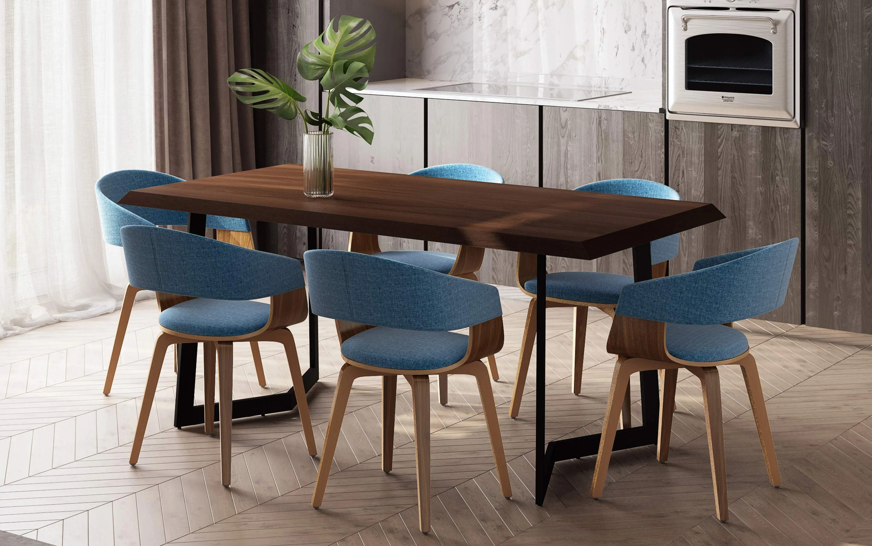 Lowell / Watkins 7 Pc Dining Set