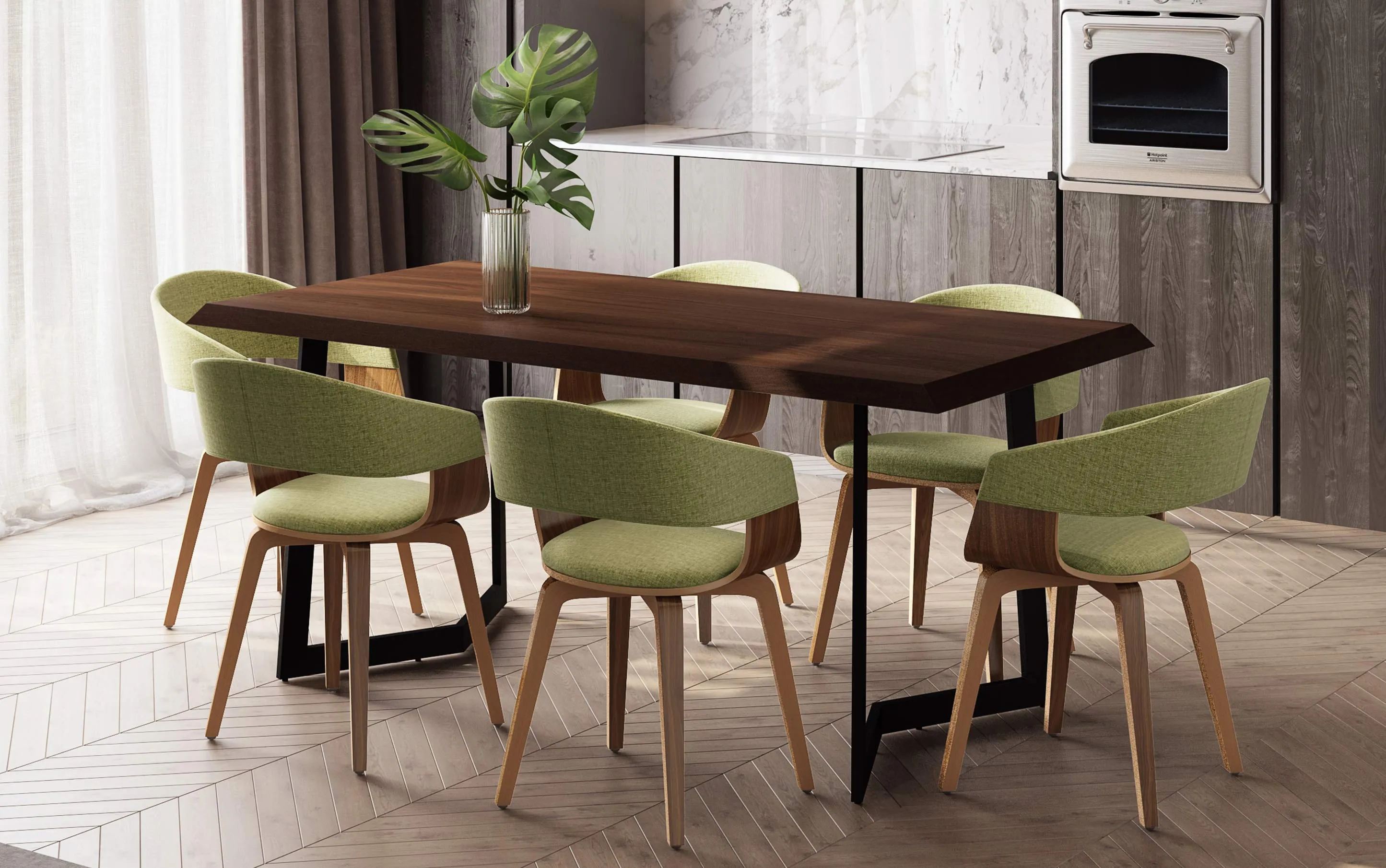 Lowell / Watkins 7 Pc Dining Set