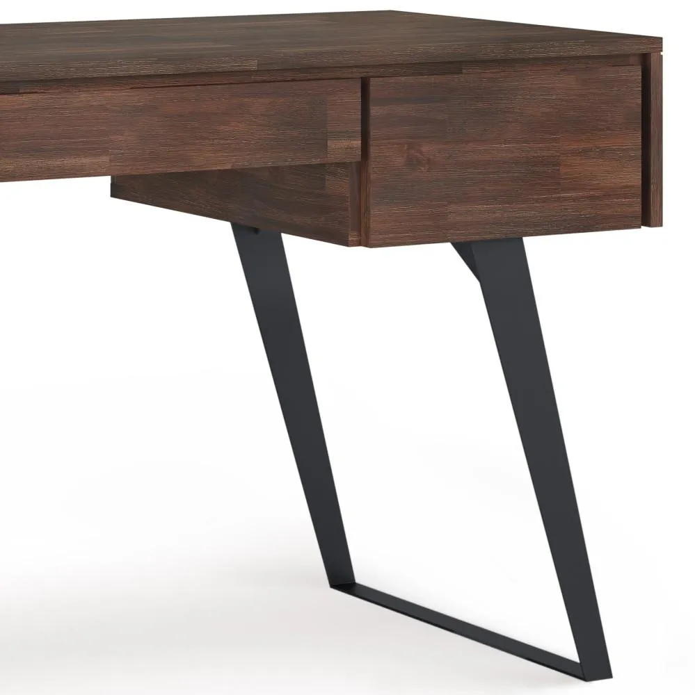 Lowry Desk with Deep Drawers in Acacia