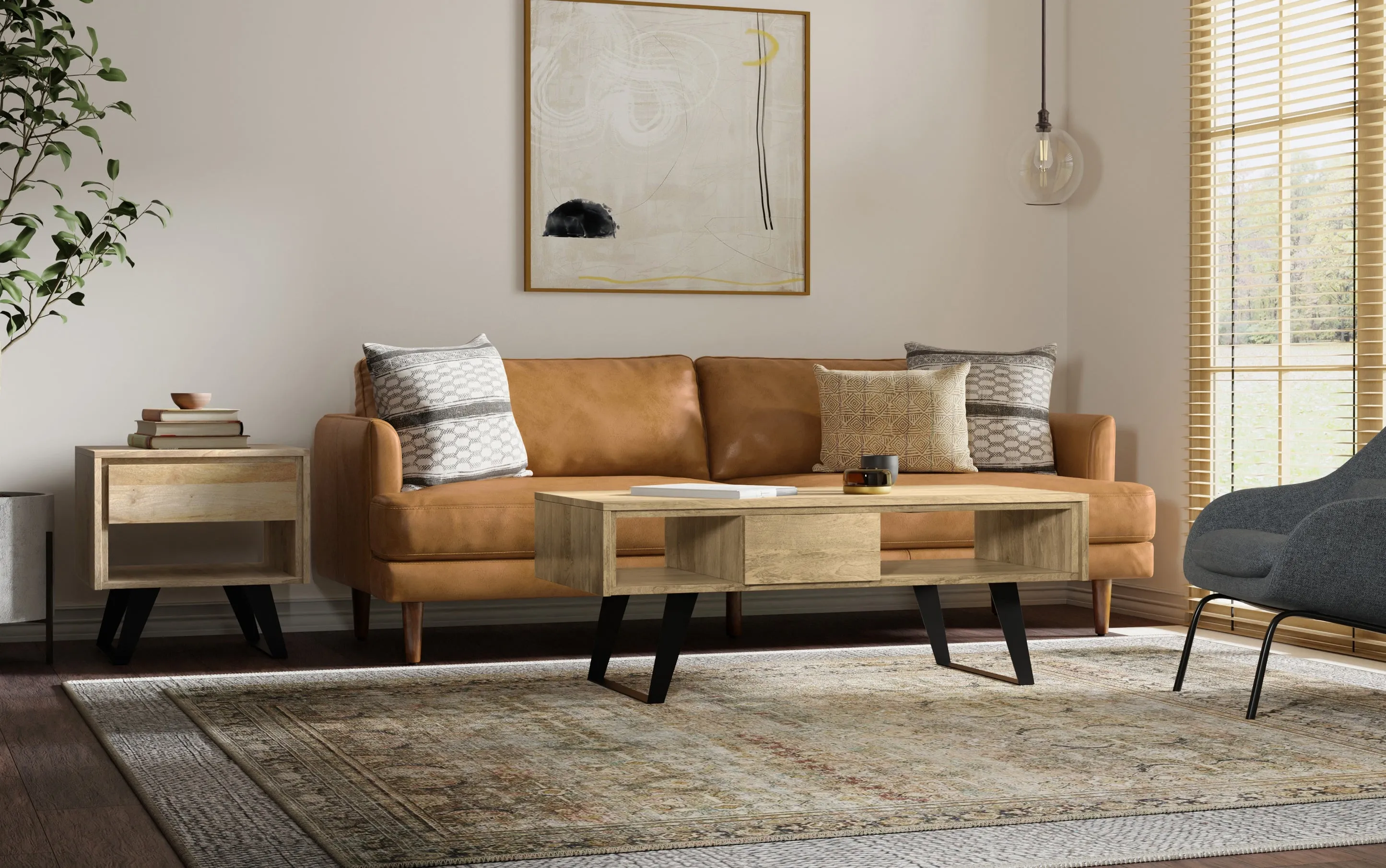 Lowry End Table in Mango