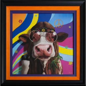 Lucia Heffernan "Grass Fed" Signed Giclee on Canvas
