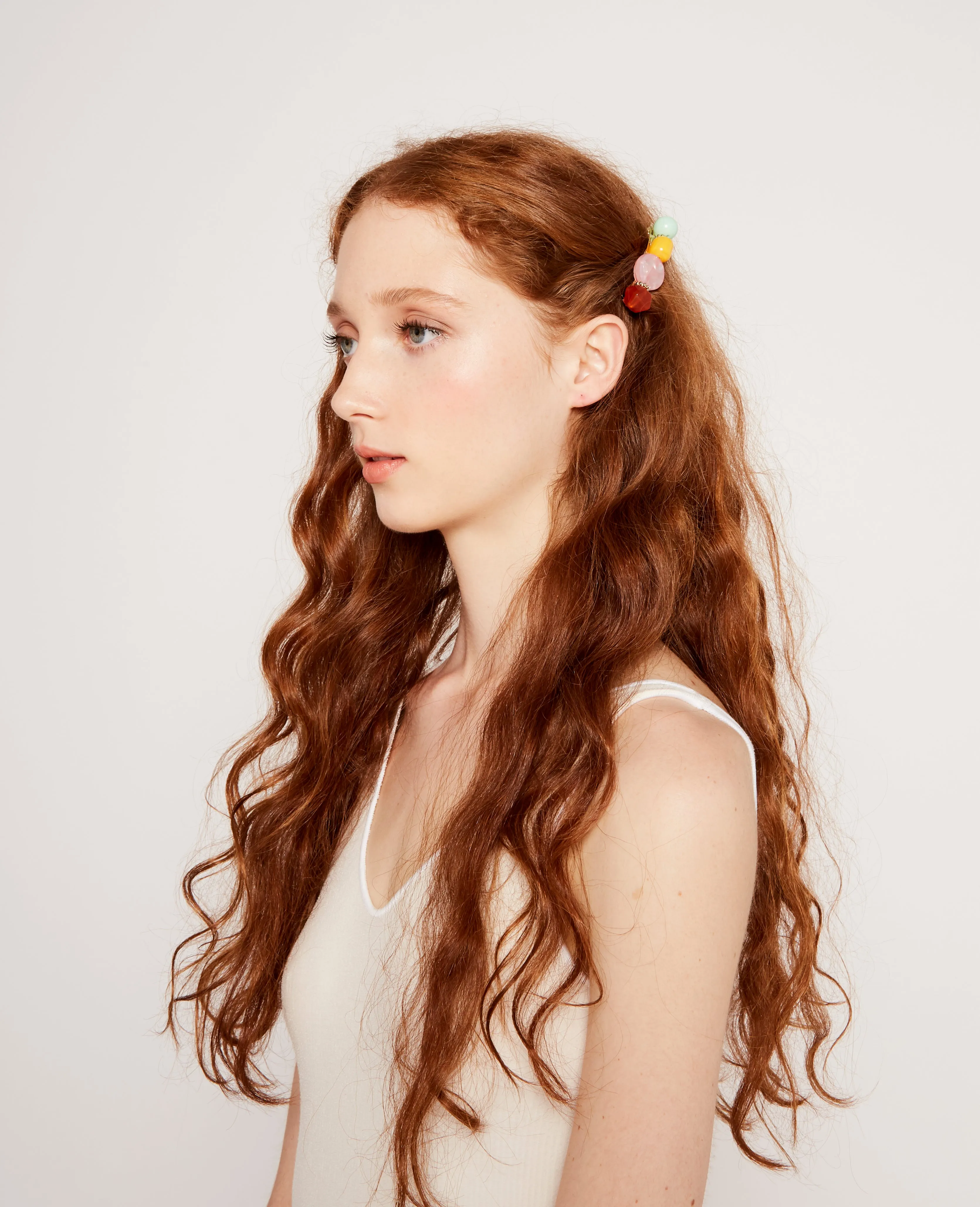 Lulu barrette in mint