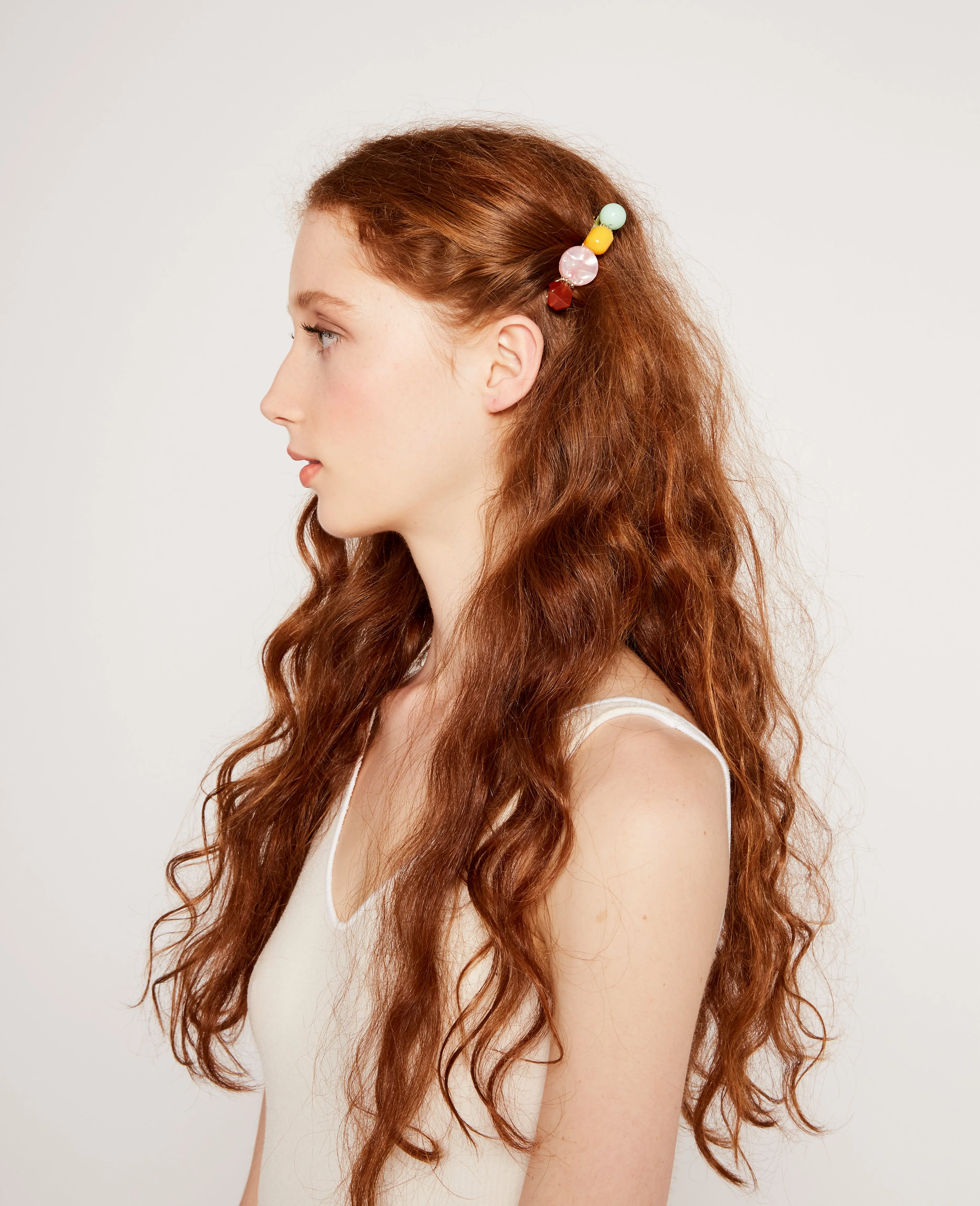 Lulu barrette in mint