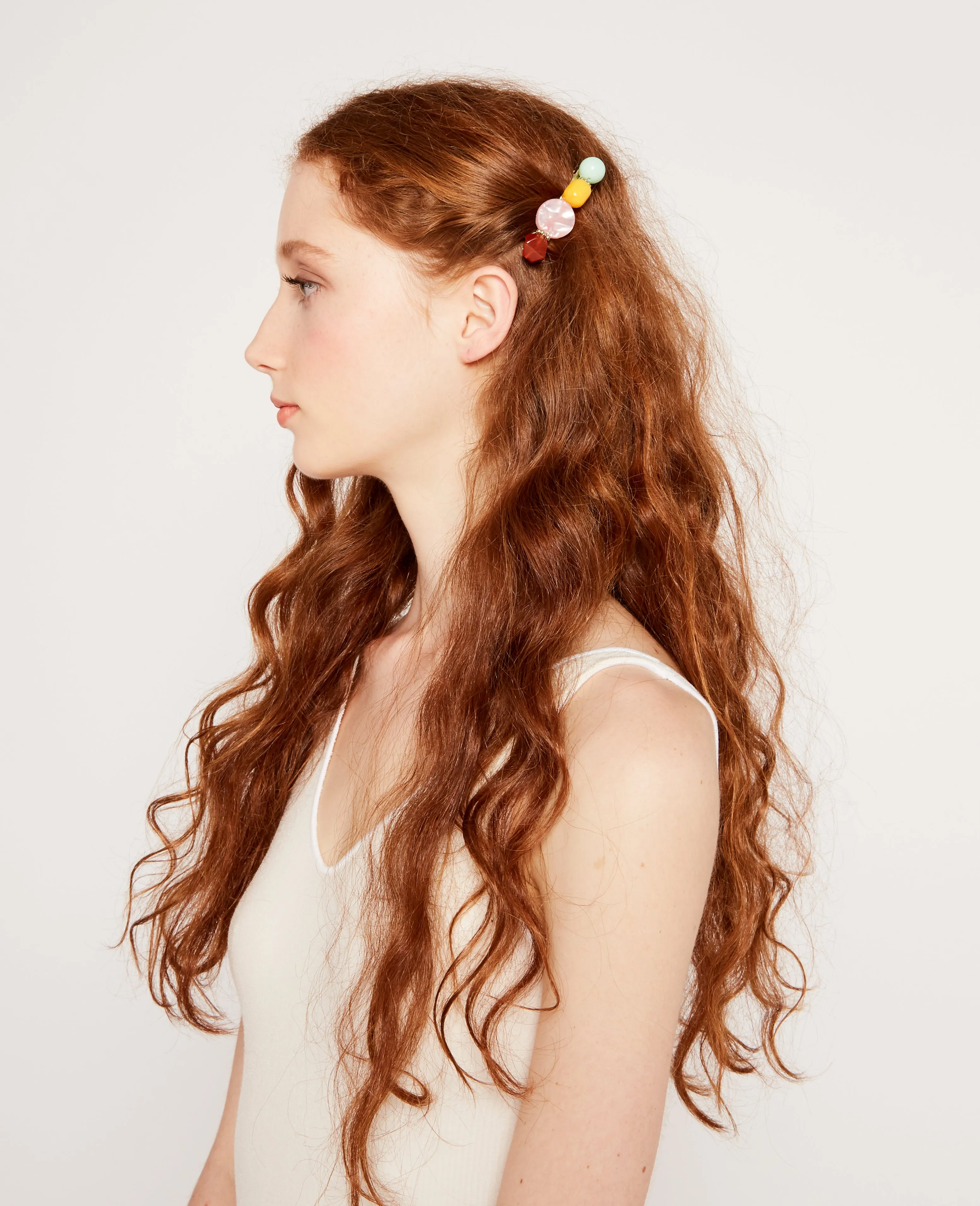 Lulu barrette in mint