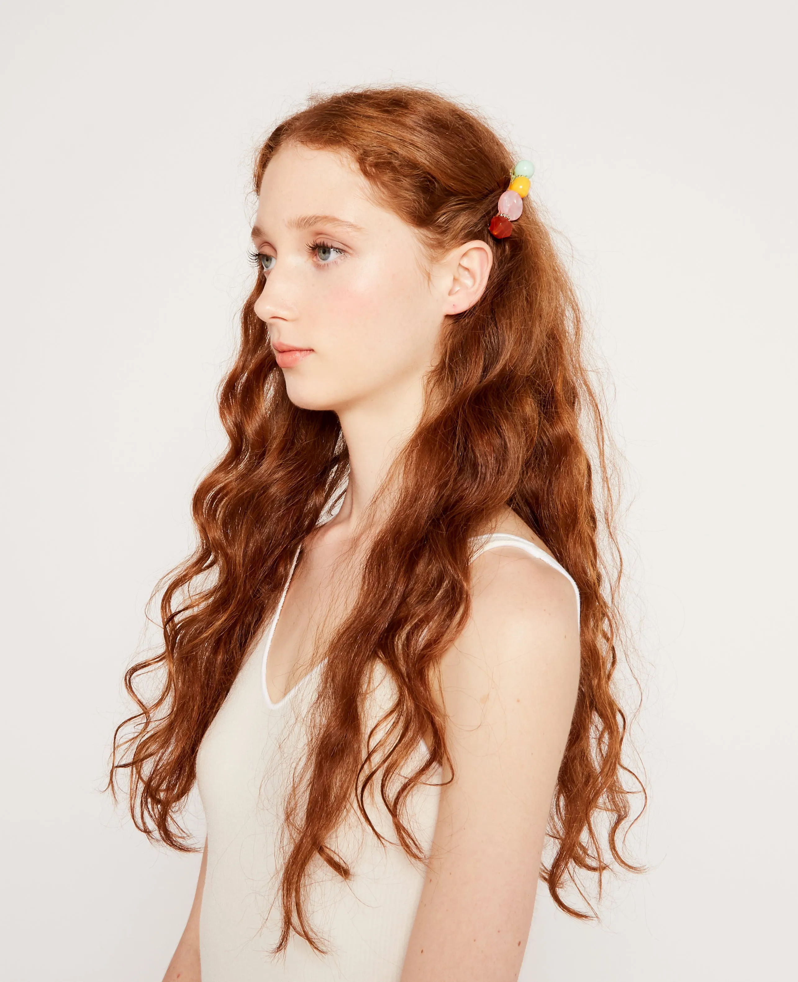 Lulu barrette in mint