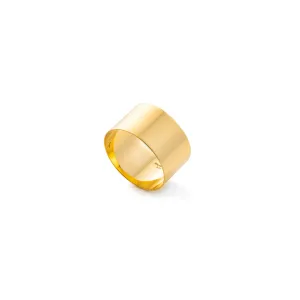 【Made-To-Order】18K ALL ABOUT BASICS Flat Wide Band Ring