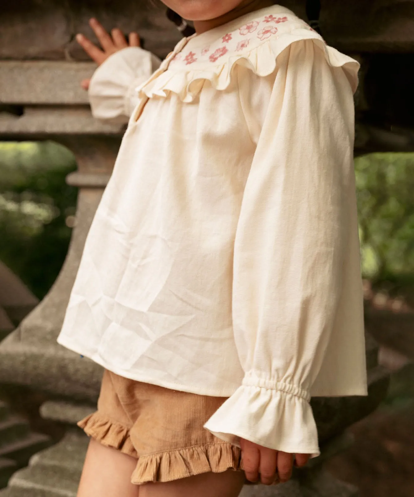 Maggie Blouse, Cream