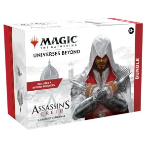 Magic: The Gathering - Assassin’s Creed Bundle | 9 Beyond Boosters   Accessories | Collectible Trading Card Game for Ages 13 