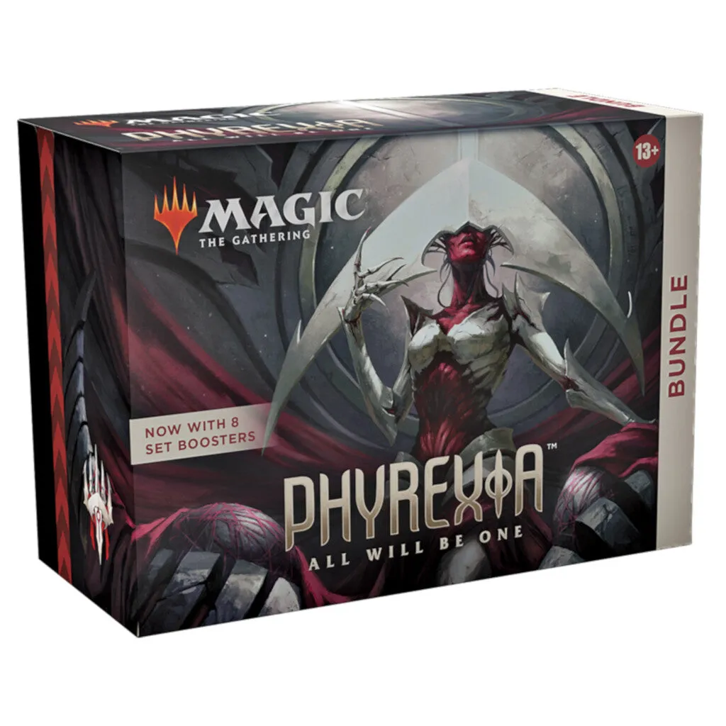 Magic: The Gathering Phyrexia: All Will Be One Bundle - 8 Set Boosters   Accessories