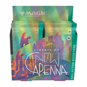 Magic: The Gathering Streets of New Capenna Collector Booster Box | 12 Packs   1 Box Topper (181 Magic Cards)