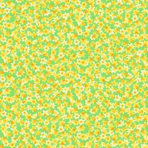 Makower Hello Spring | Daffodil Bloom | Green