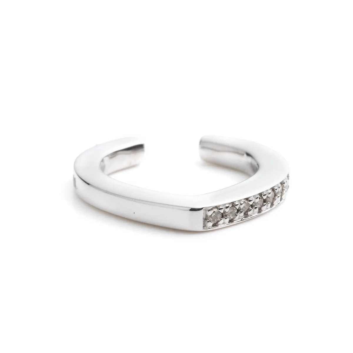 MANHATTAN Diamond Ear Cuff Small size