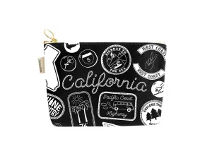 MAPTOTE California Pins & Patches Zip Pouches