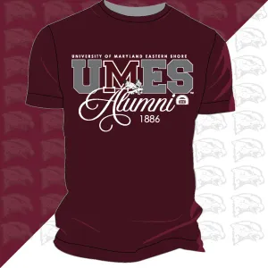 Maryland Eastern Shore | UMES | FANCY ALUMNI Maroon Unisex Tees (**)