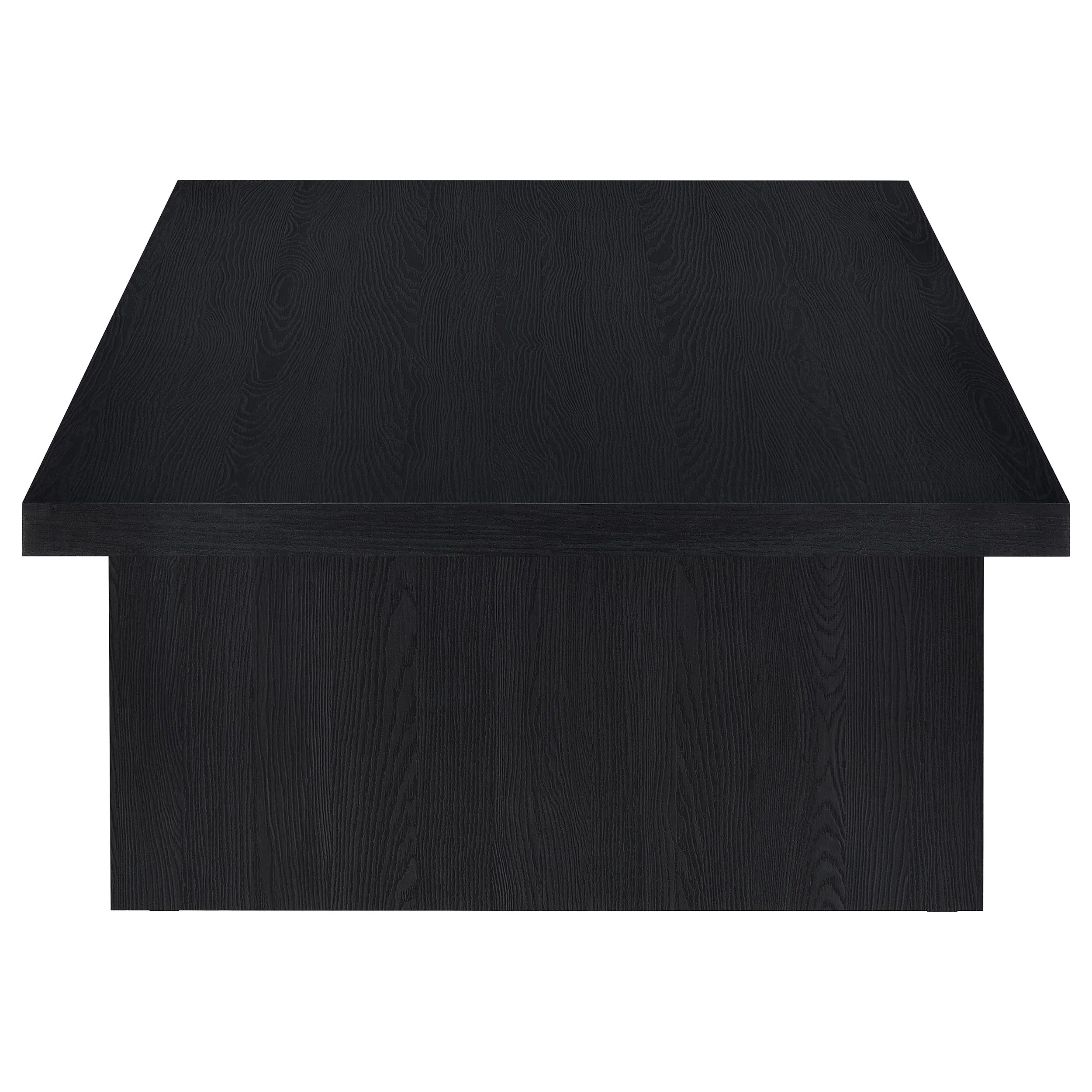 Max Rectangular Engineered Laminate Coffee Table Black