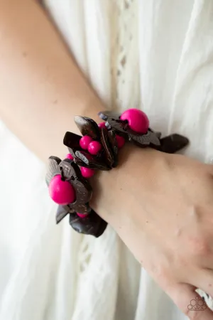 Mediterranean Mangrove - Pink Bracelet- Paparazzi Accessories