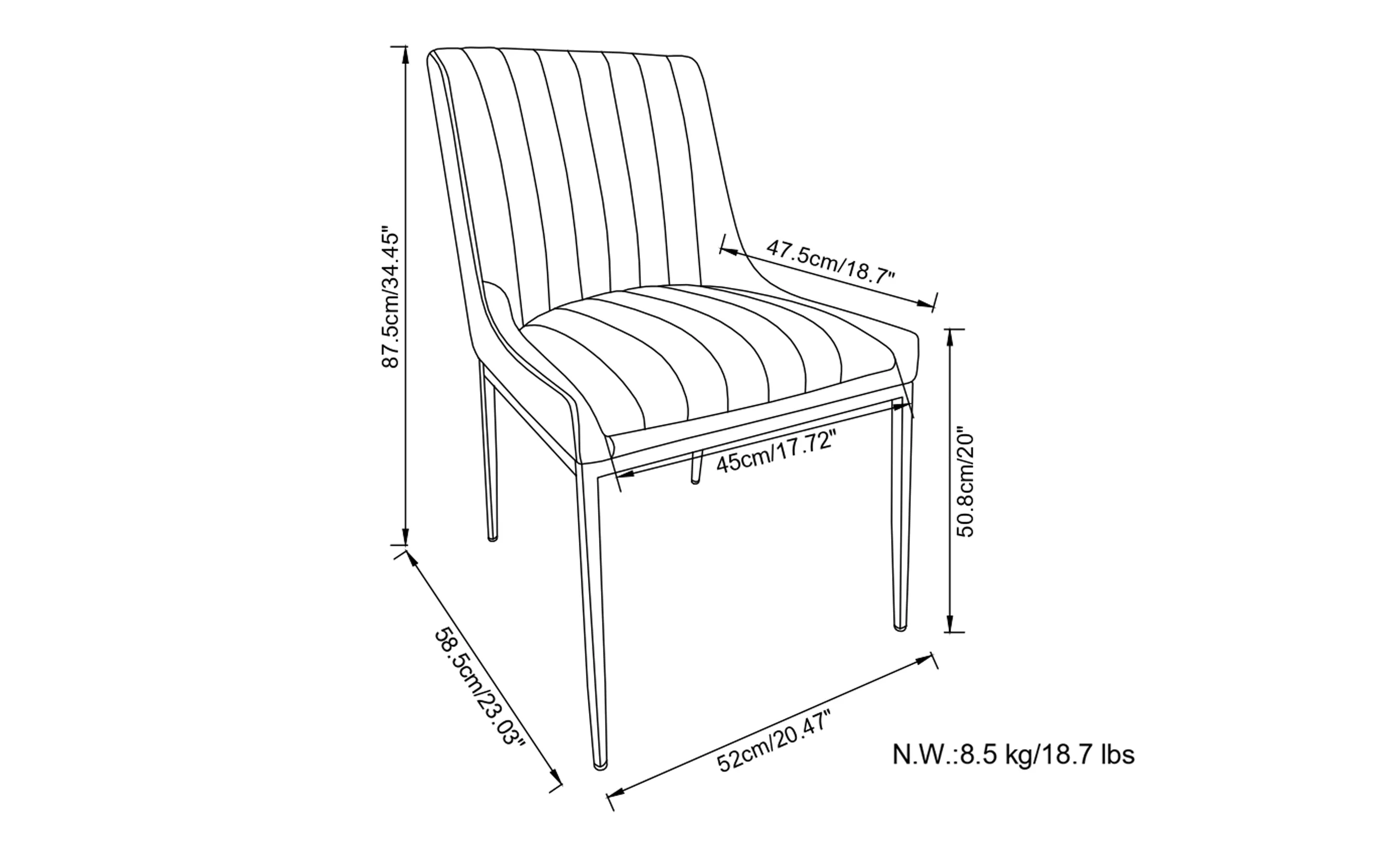 Melody / Fieldcrest 7 Pc Dining Set