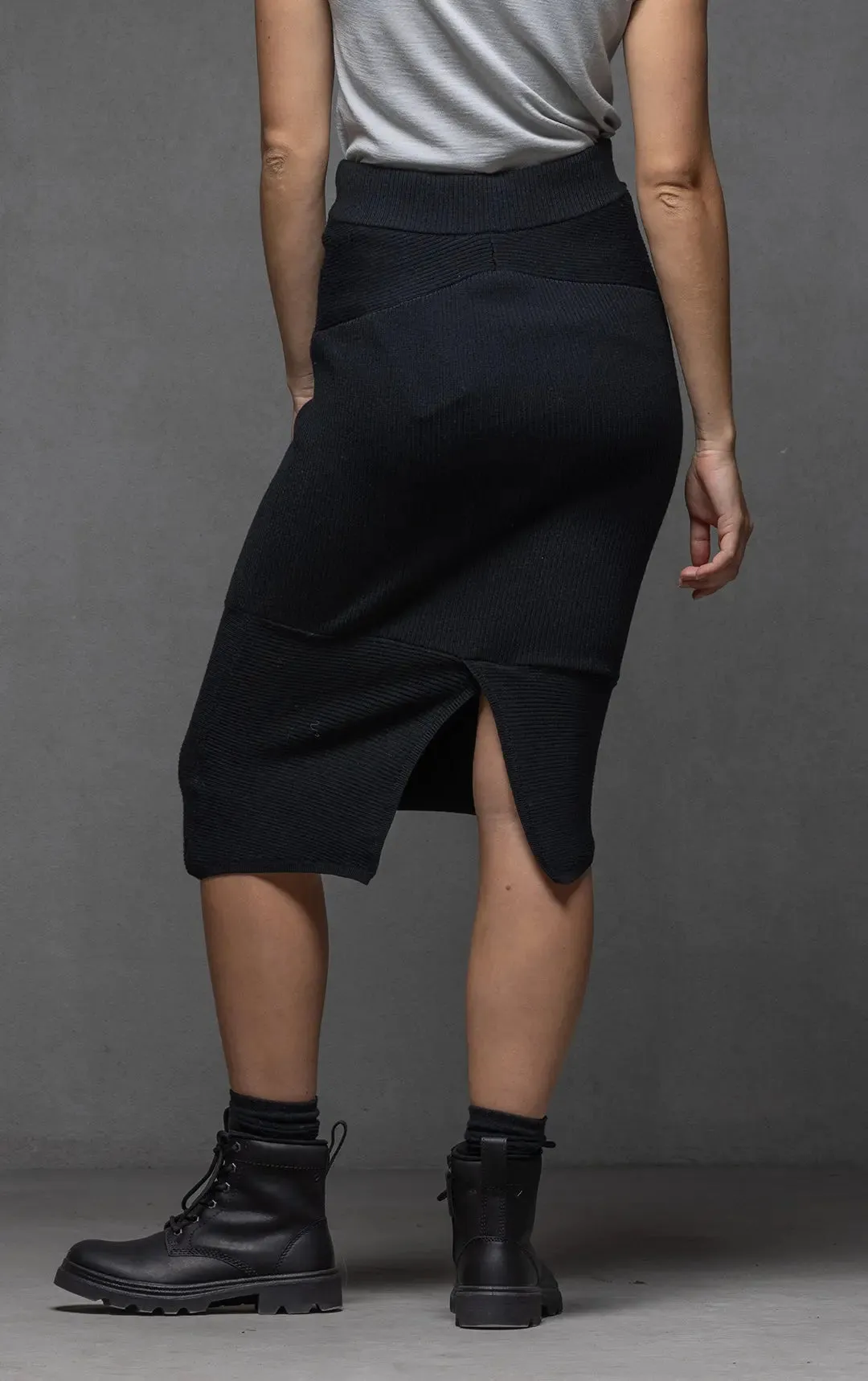 MERINO KNIT SKIRT - CLEARANCE