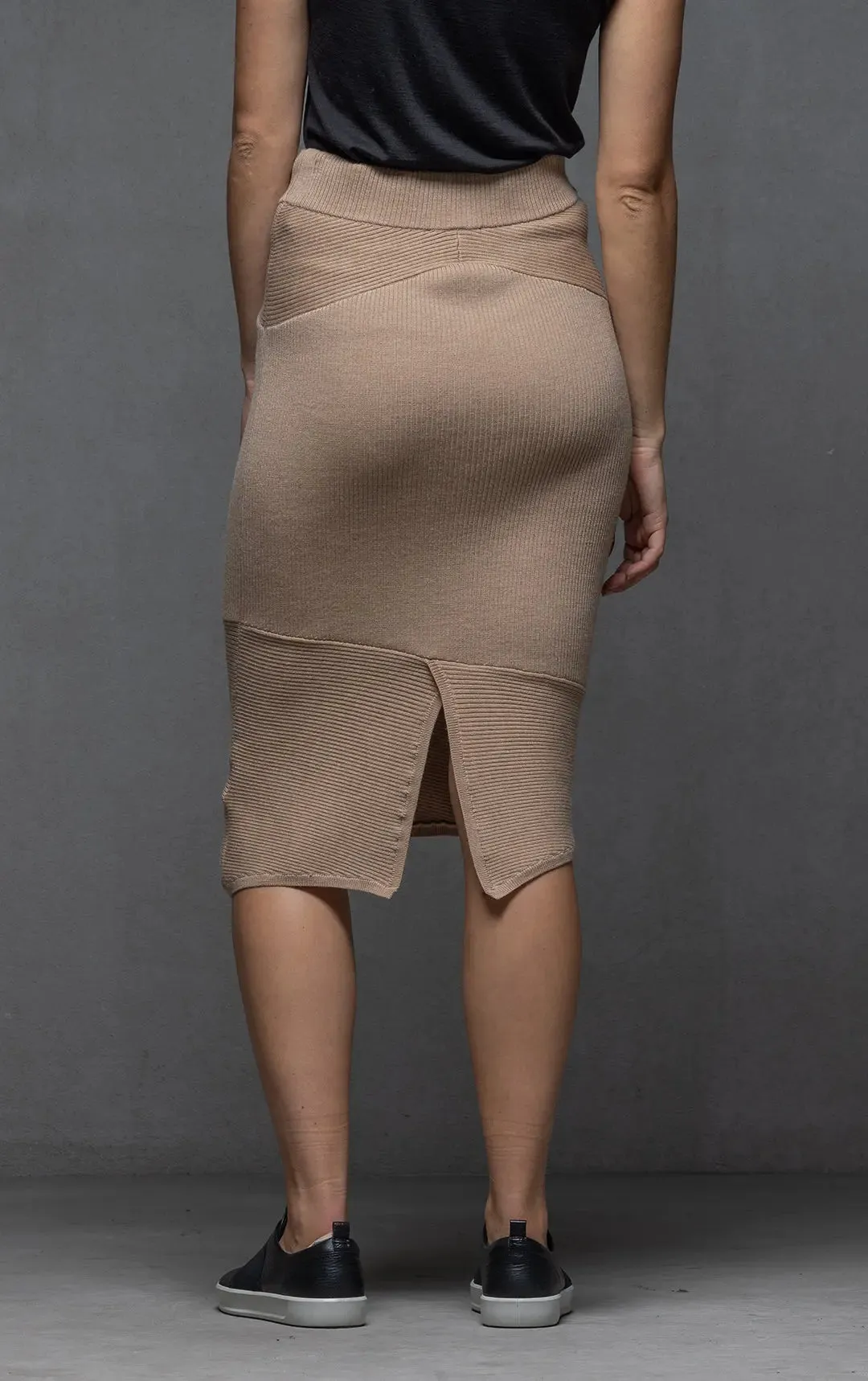 MERINO KNIT SKIRT - CLEARANCE