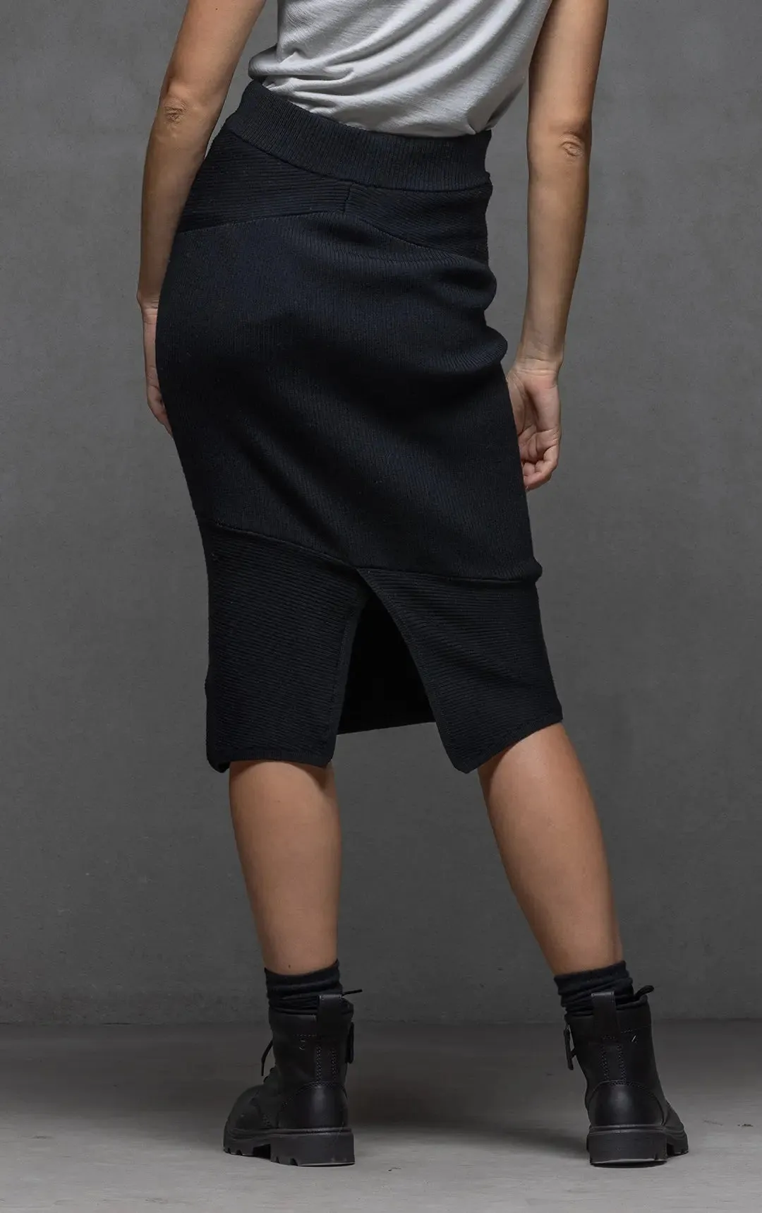 MERINO KNIT SKIRT - CLEARANCE