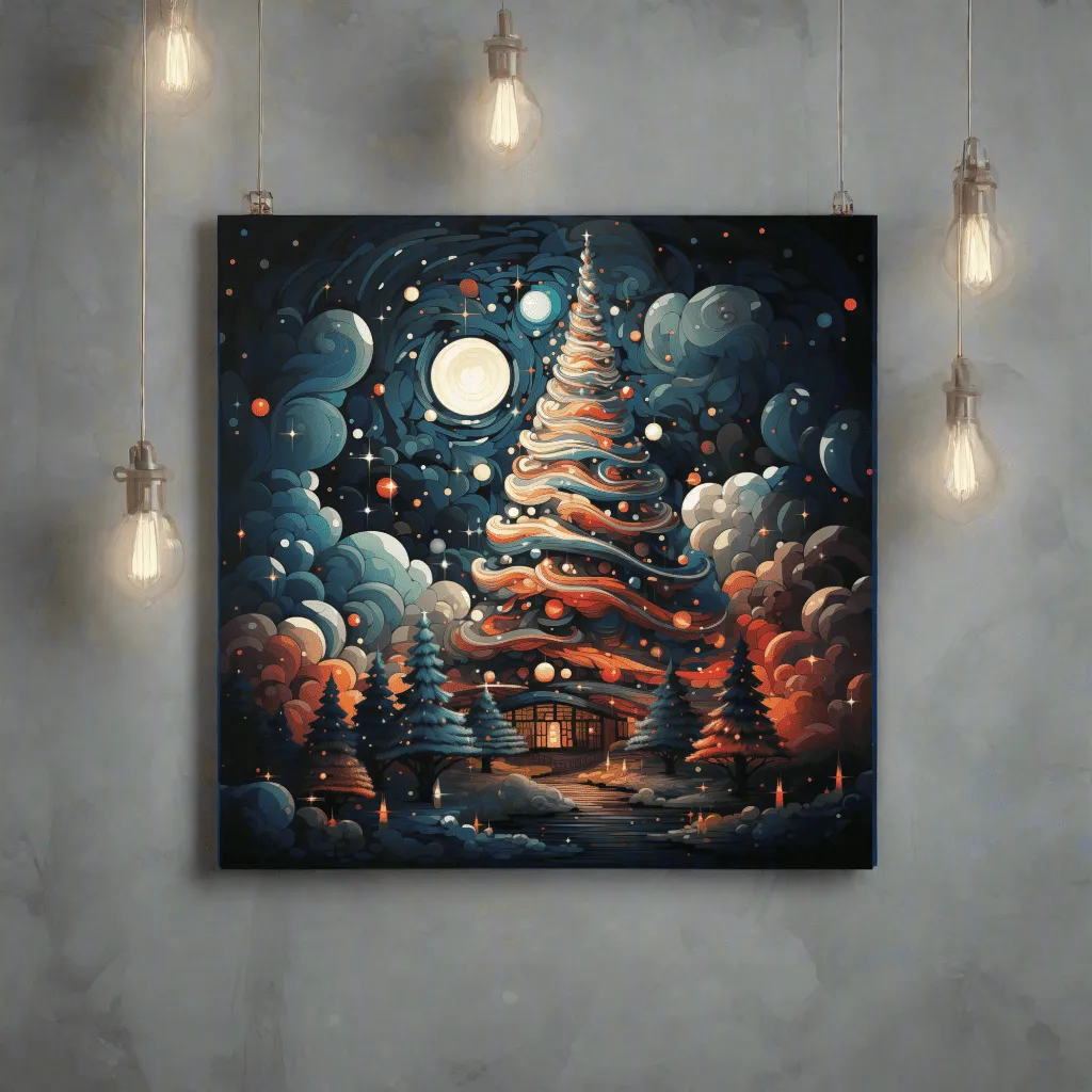 Merry Night Metal Print