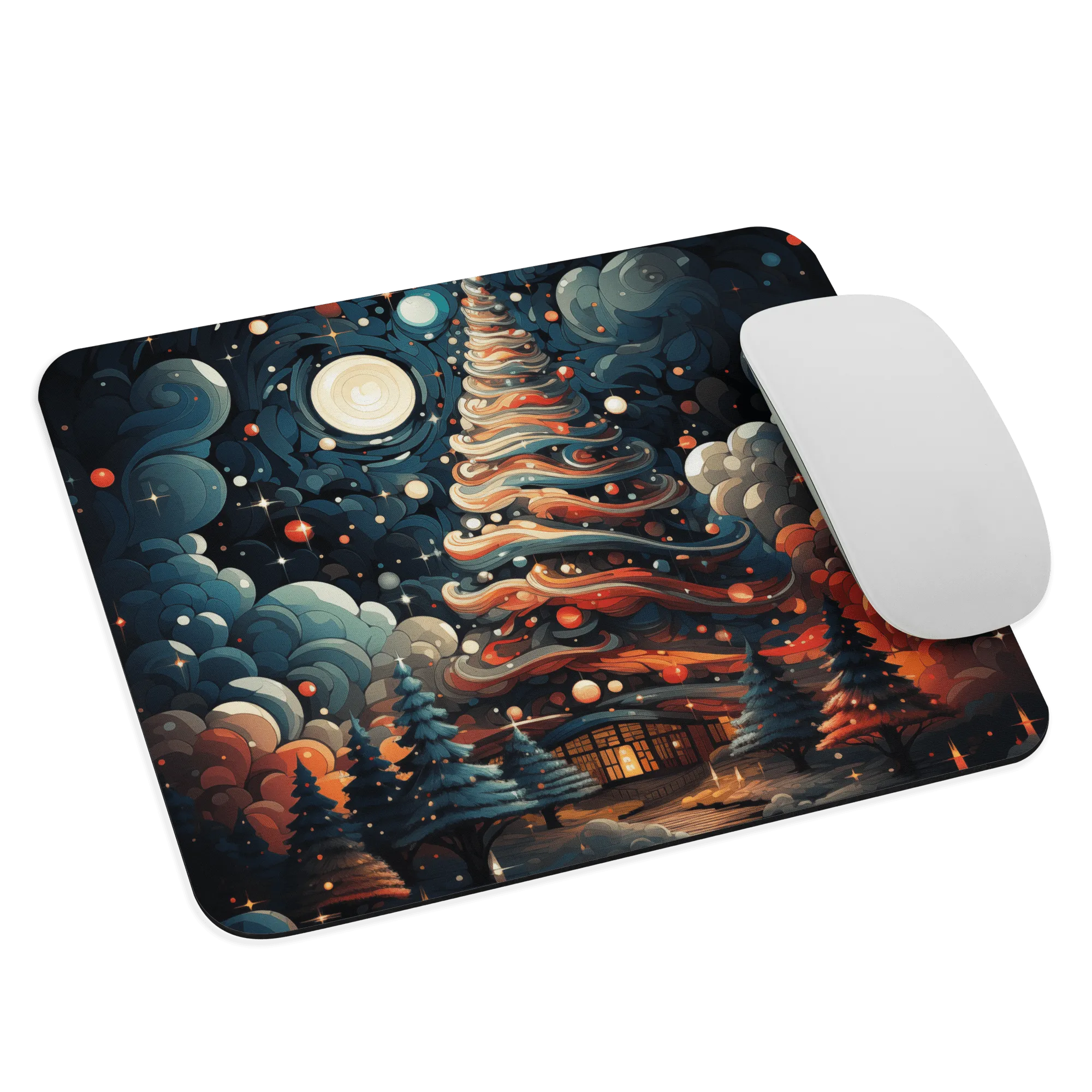 Merry Night Mouse Pad