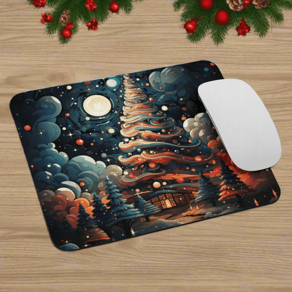 Merry Night Mouse Pad