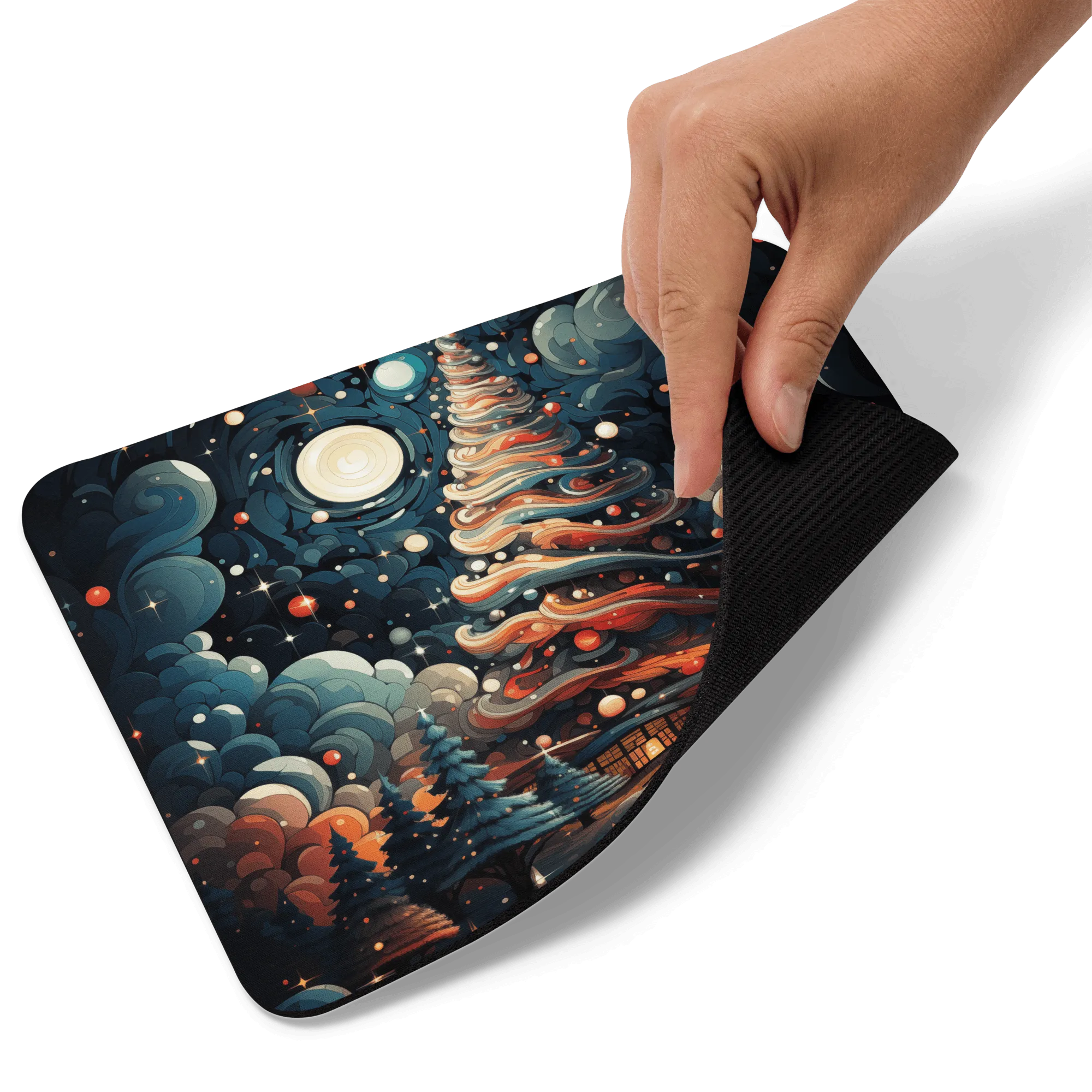 Merry Night Mouse Pad