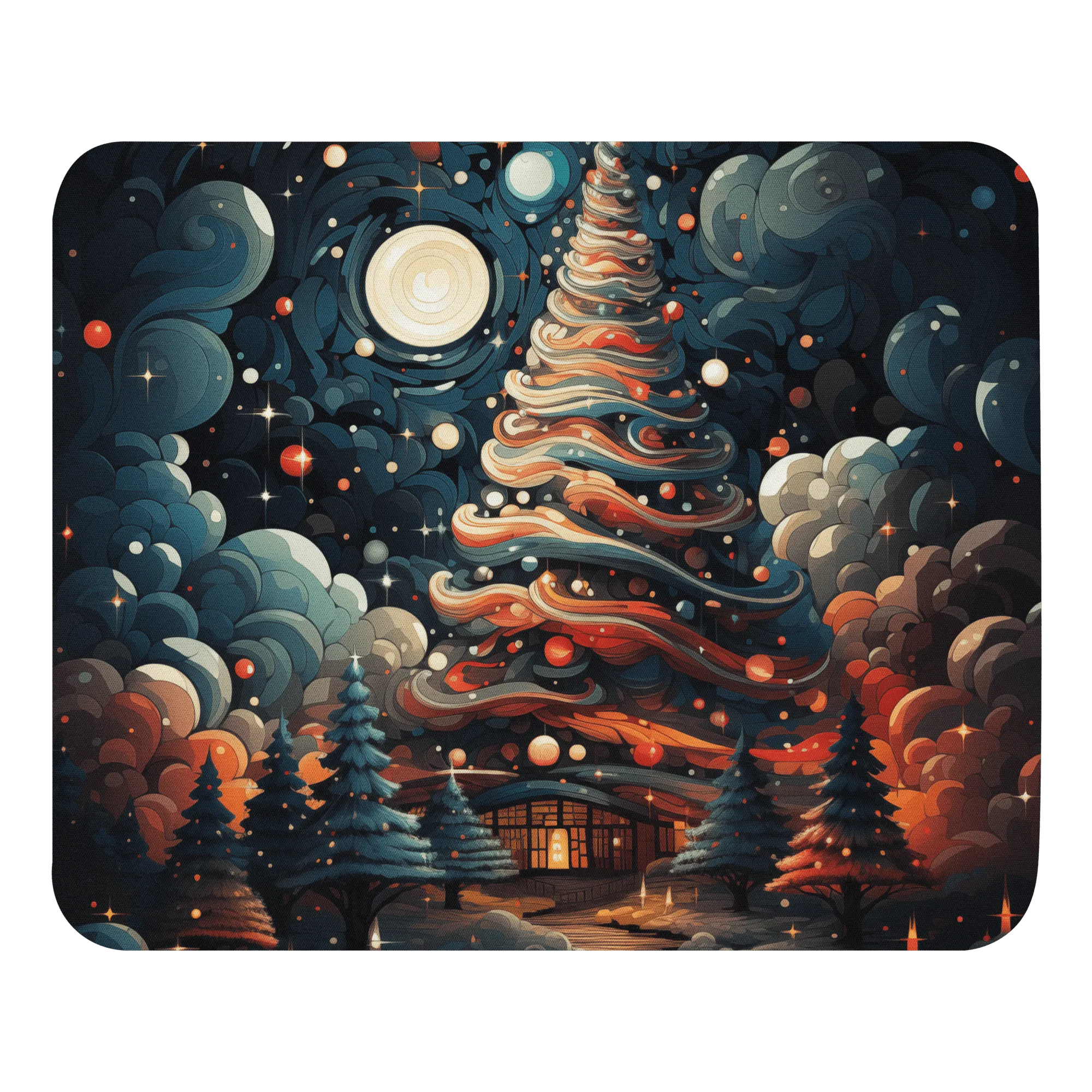 Merry Night Mouse Pad