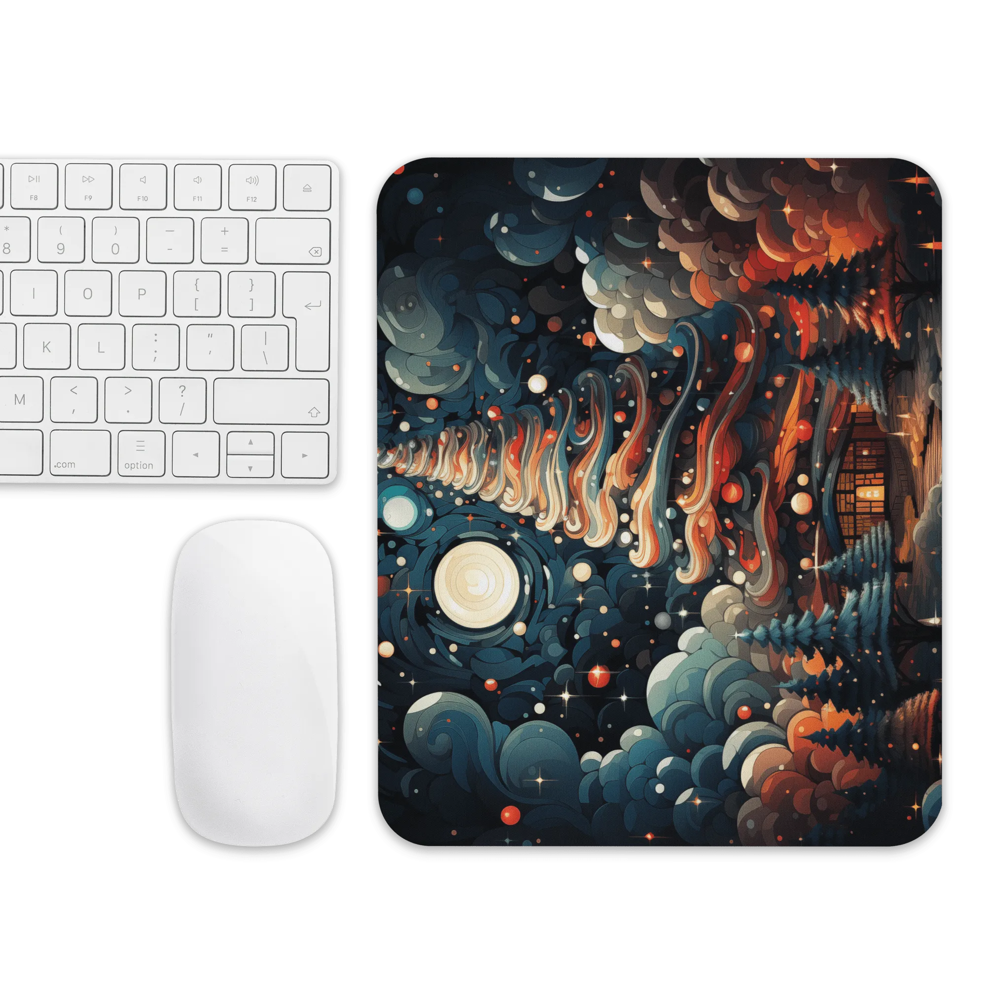 Merry Night Mouse Pad