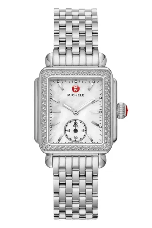 Michele Deco Mid Stainless Diamond MWW06V000001