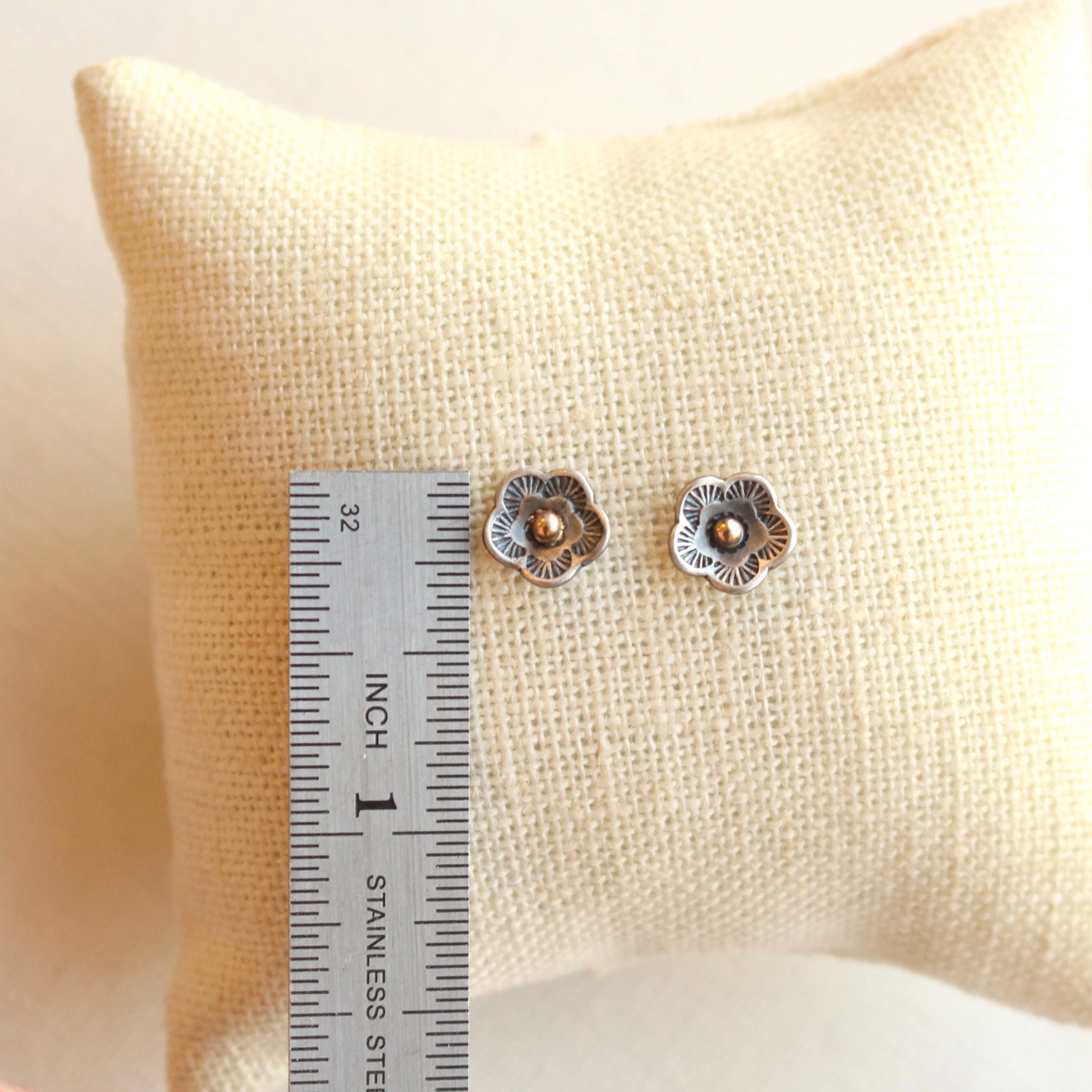 Mini Cactus Flower Post Earrings