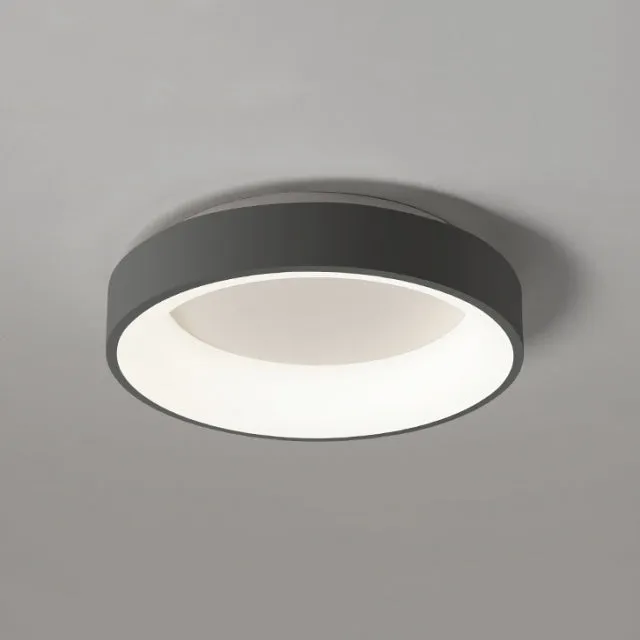 Minimalist Contemporary LED Flush Mount Modern Metal Ceiling Lamp for Bedroom